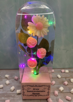 Bouquet Éternel lumineux parfumé - 70 g