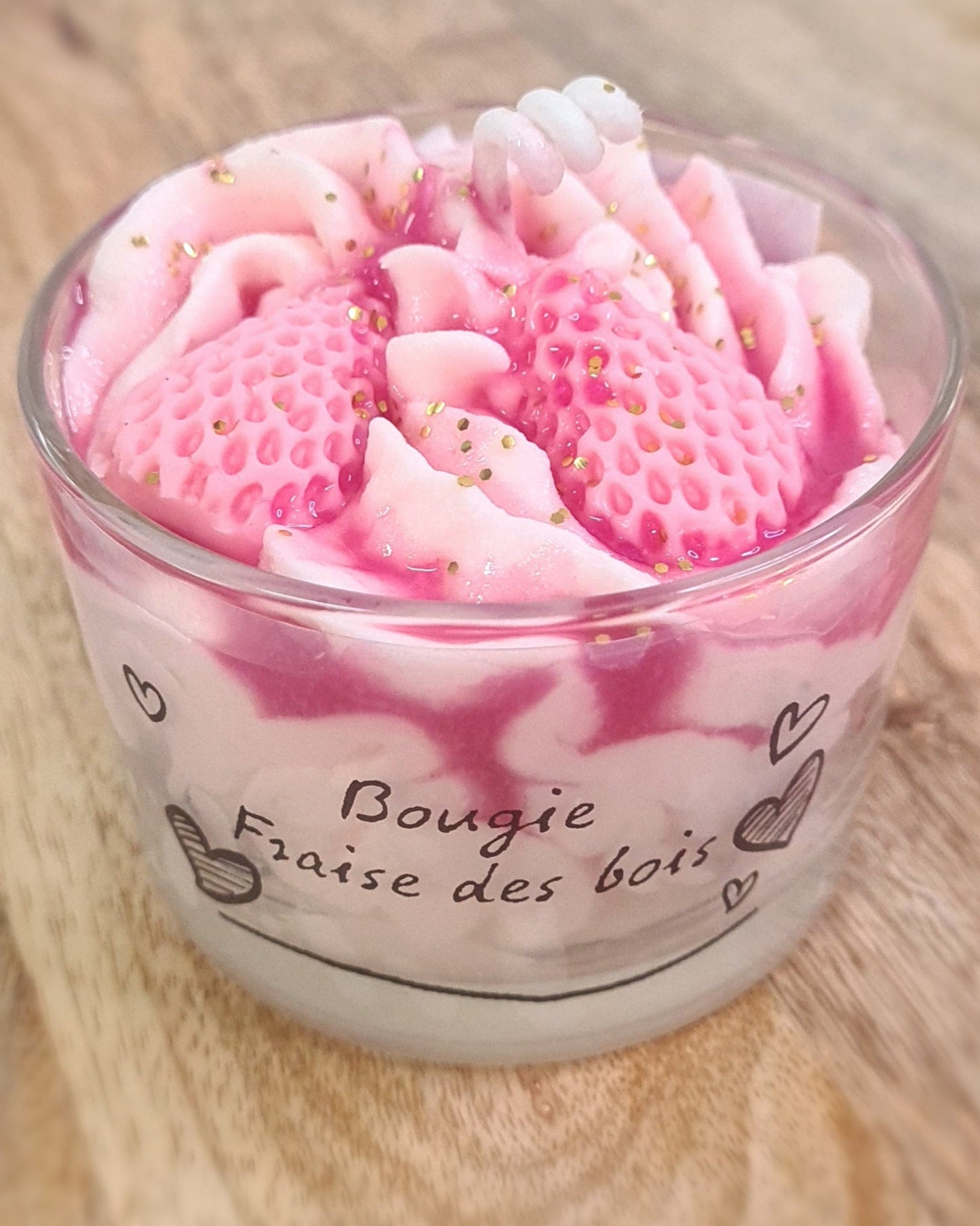 Bougie Gourmande Fraise des Bois – 210g