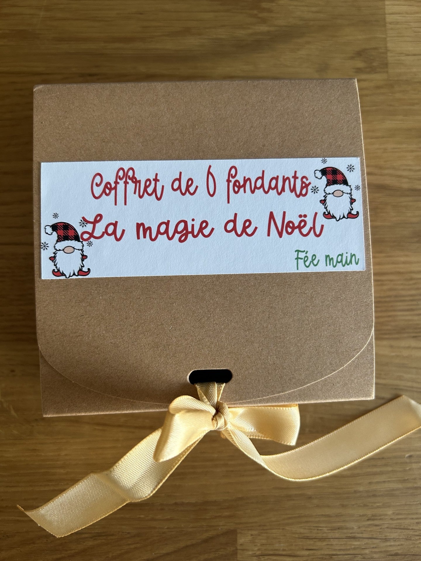 🎄✨ Coffret 6 Fondants – La Magie de Noël ✨🎄