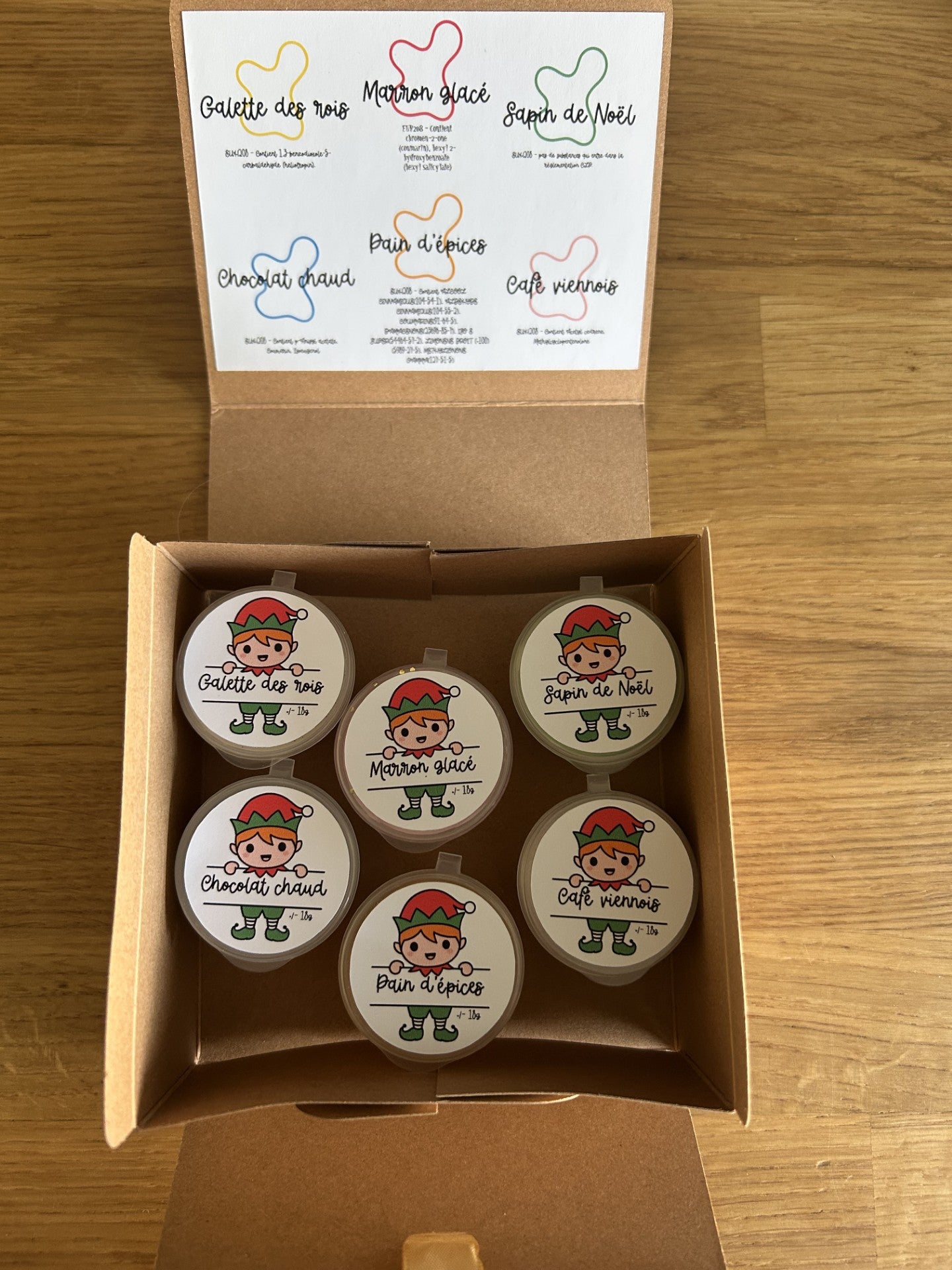 🎄✨ Coffret 6 Fondants – La Magie de Noël ✨🎄