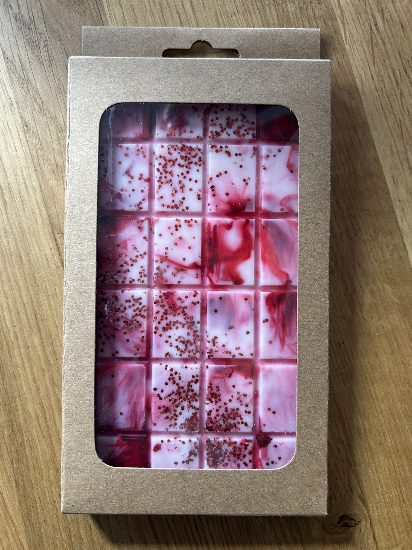 Tablette de Noel de fondant bougie