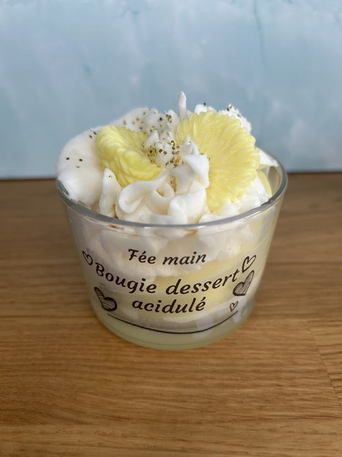 🍋✨ Bougie Dessert Acidulé ✨🍋